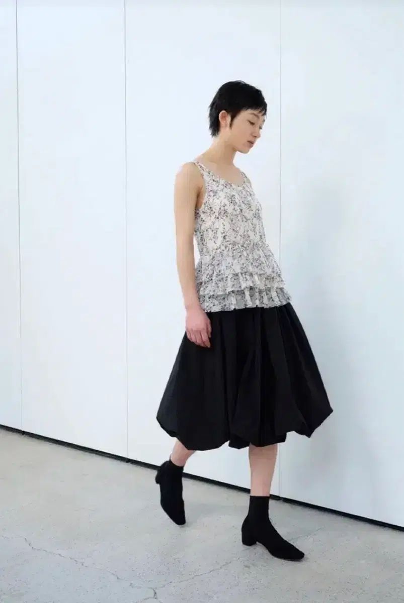 BURMULA バルーンスカート ミディスカート