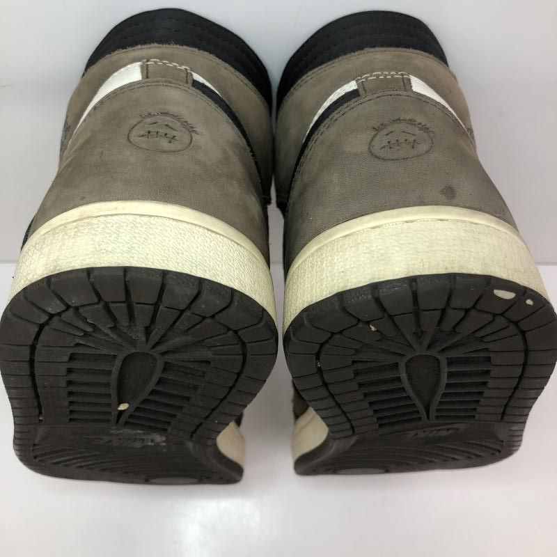 【中古】Travis Scott × Nike Air Jordan 1 Retro High OG TS SP Sail Dark Mocha 25.5cm CD4487-100 ナイキ エアジョーダン[66]