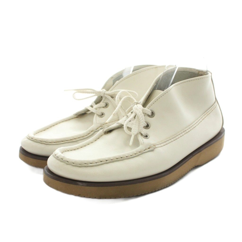 ラッセル モカシン Russell Moccasin レザーシューズ 8.5 白 ホワイト /AN ●D 12,900円