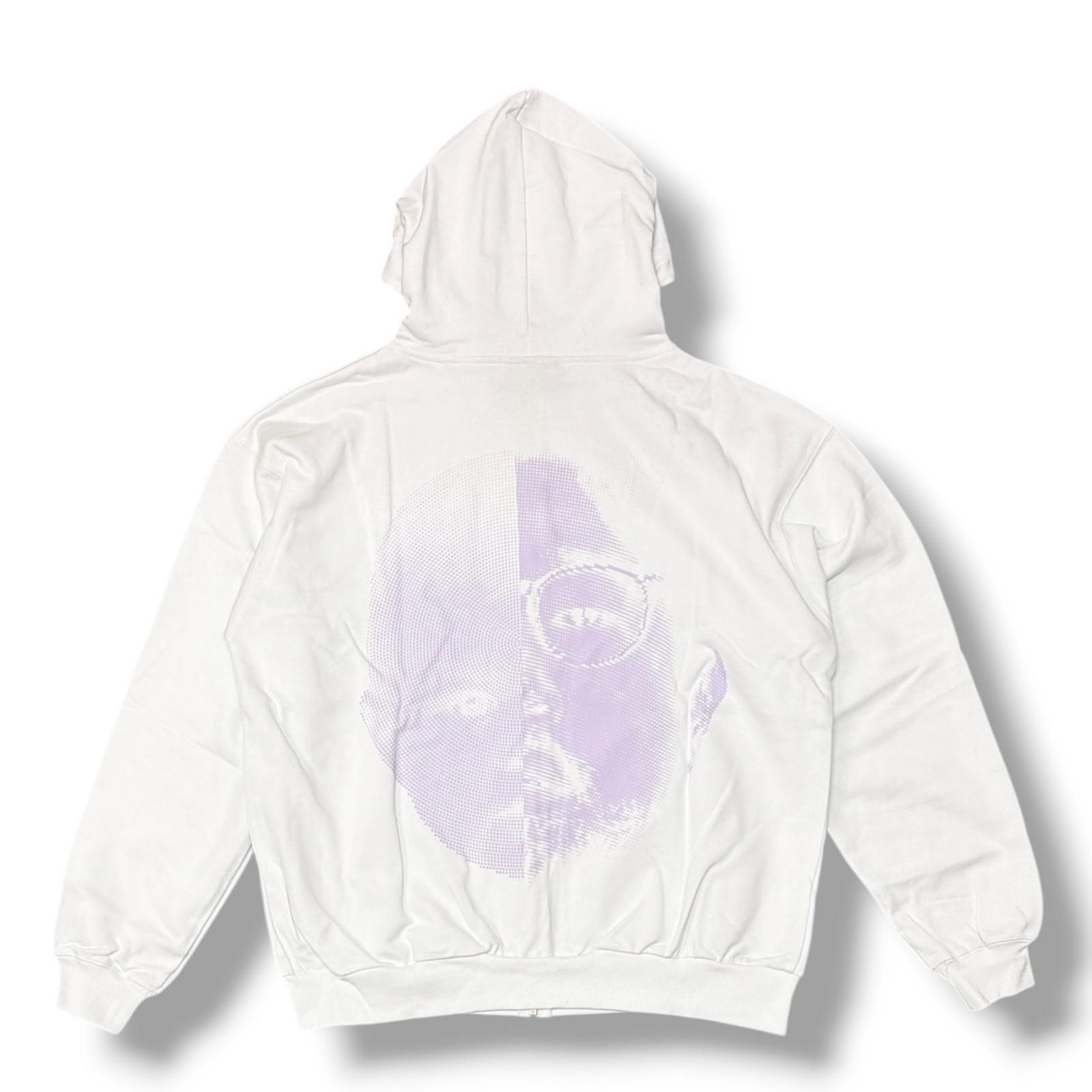 参考上代20900円 未使用 NISHIMOTO IS THE MOUTH 2 FACE ZIP SWEAT HOODIE ジップフーディー スウェットパーカー ニシモトイズザマウス NIM-W07 ホワイト M （17670M）