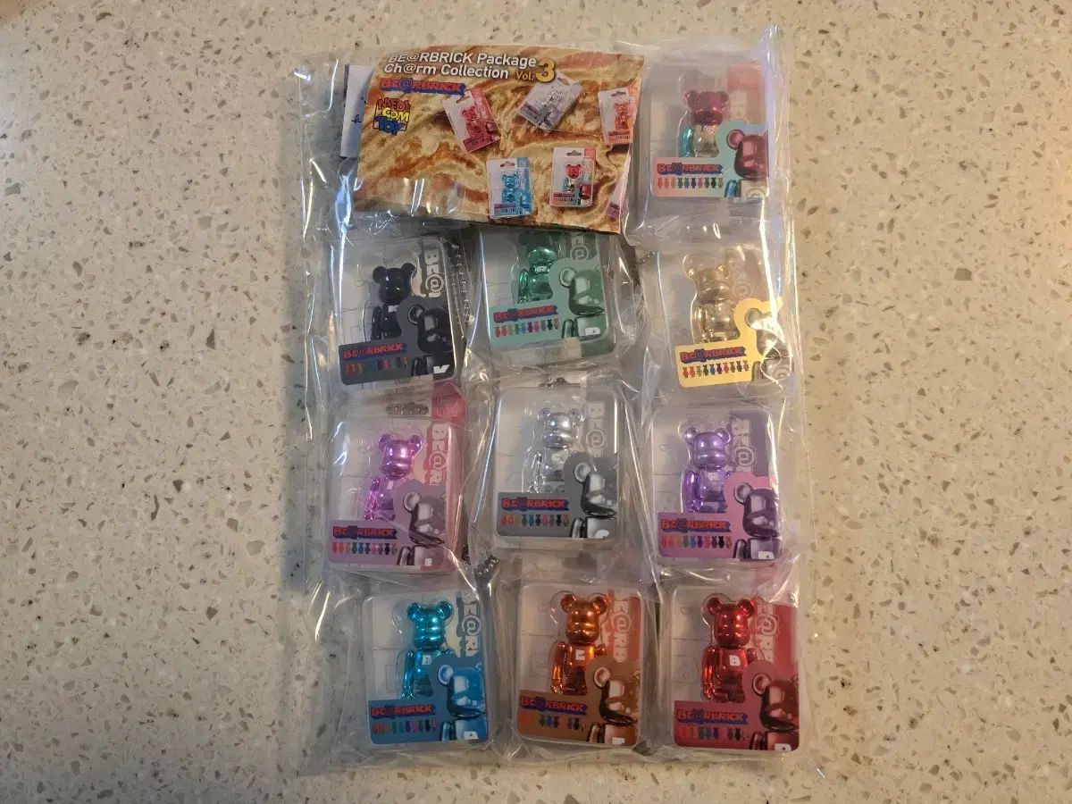 BE@RBRICK(ベアブリック) ガチャ 第3弾 クロム 全種 (10種) 未開封 新品