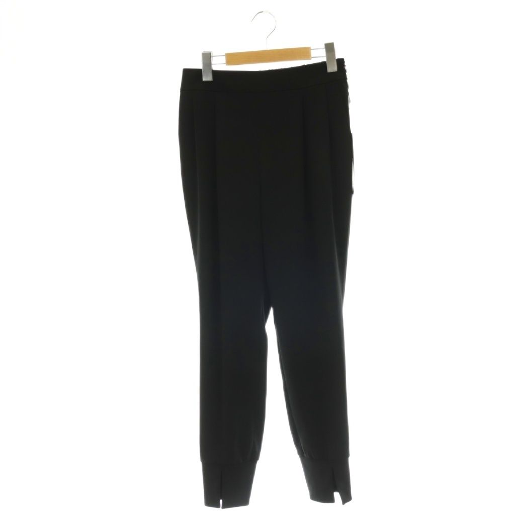 アドーア ADORE 24SS ミドルジョーゼットパンツ ジョガーパンツ テーパード タック 36 ブラック /ES ■OS 7,739円
