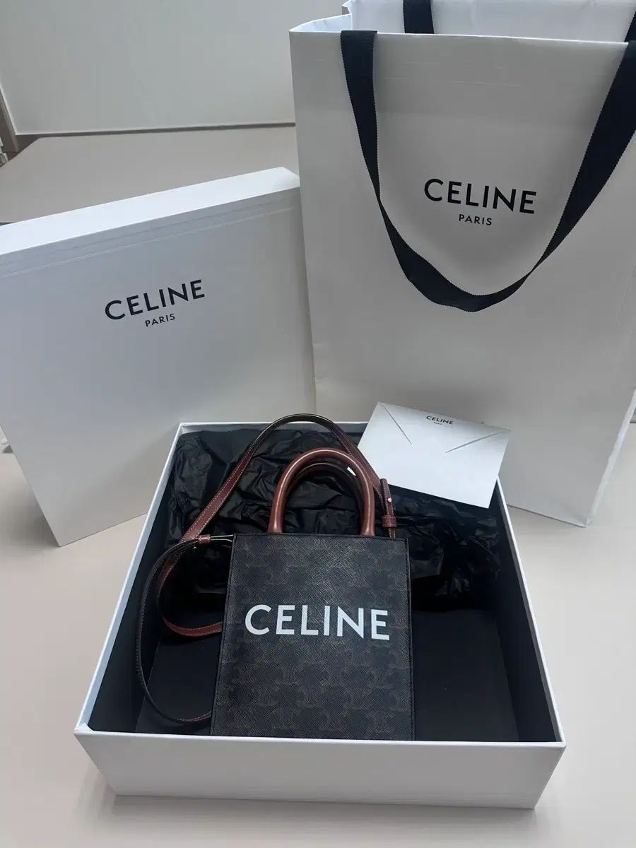 Celine セリーヌ カバス ミニバッグ タン (フルセット)
