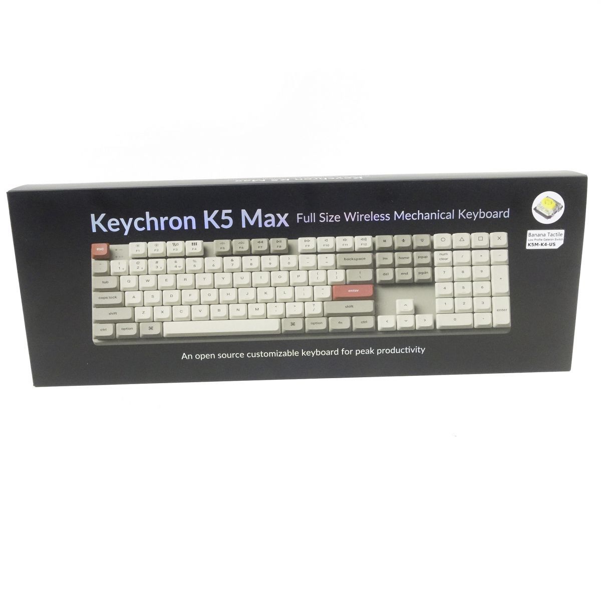 Keychron K5 Max ワイヤレスメカニカルキーボード US配列 ※中古美品