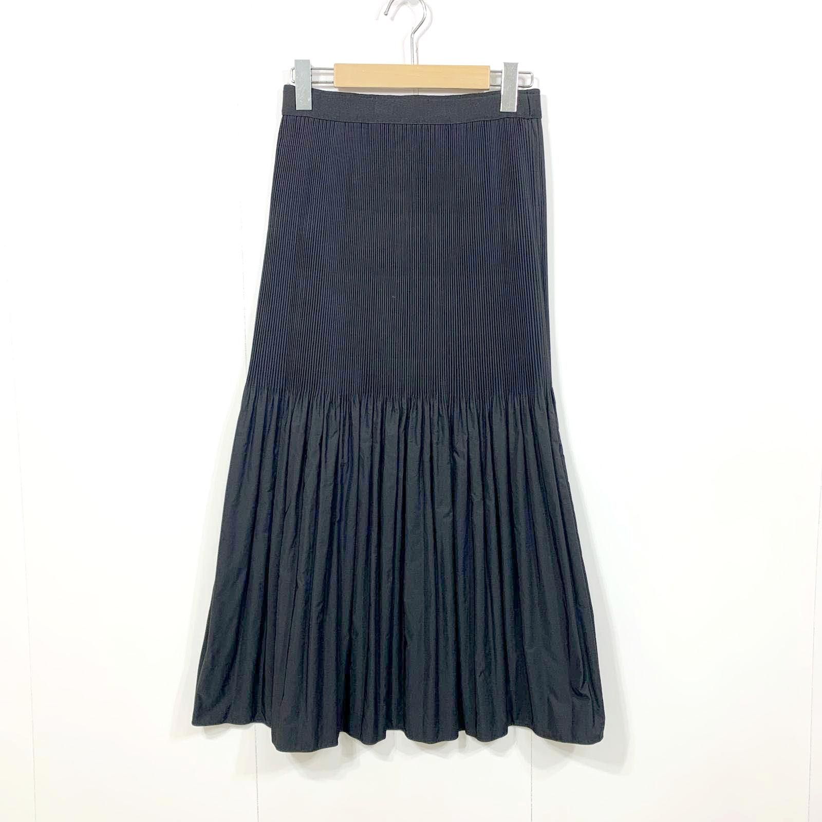 〇 L'Appartement アパルトモン KALLMEYER プリーツ スカート ロング丈 S 黒 ■■ レディース 7,738円