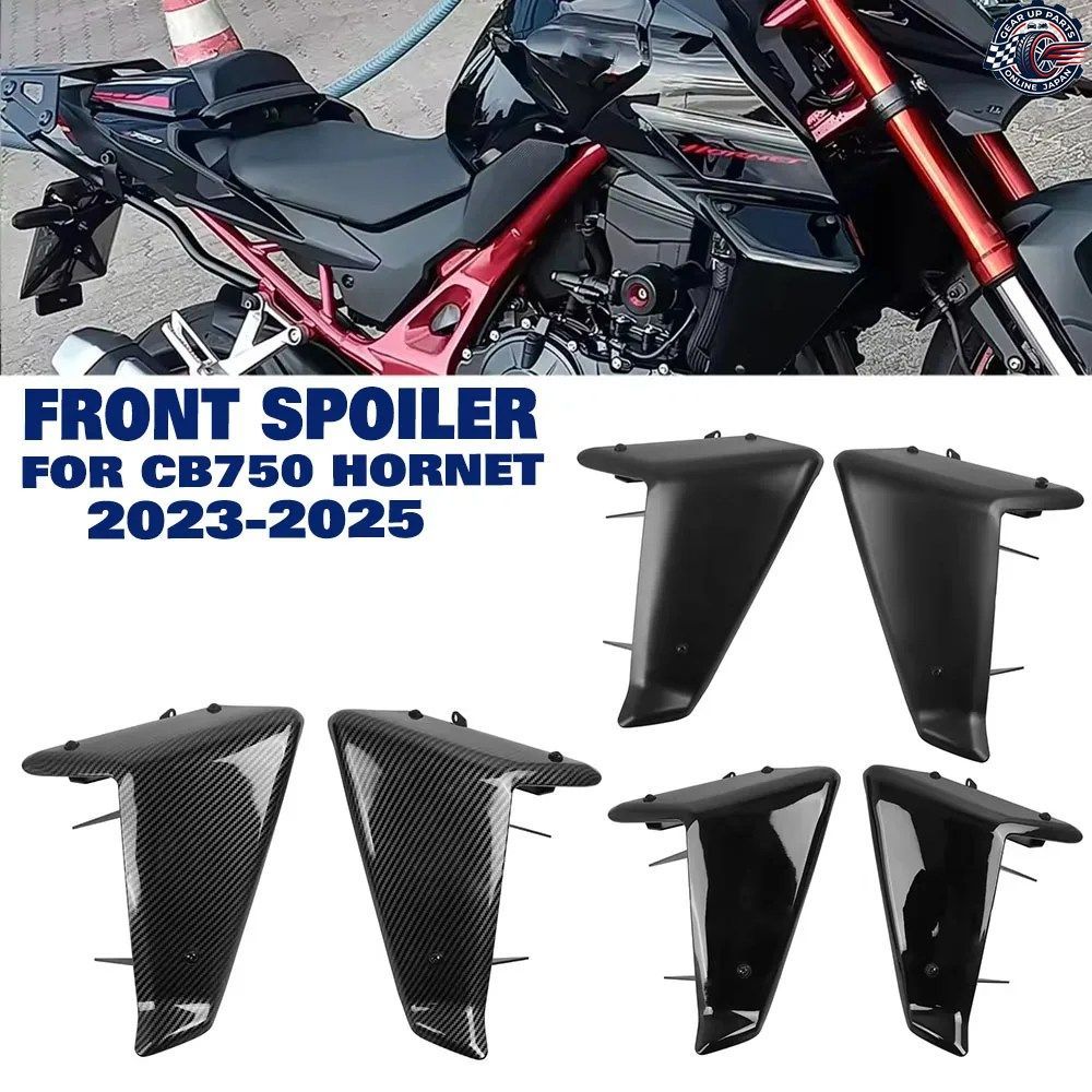 モーターサイクル フロントウイングスポイラー ホンダ CB750 ホーネット 2023-2025 2024 ダウンフォース ネイキッド サイド フロント エア