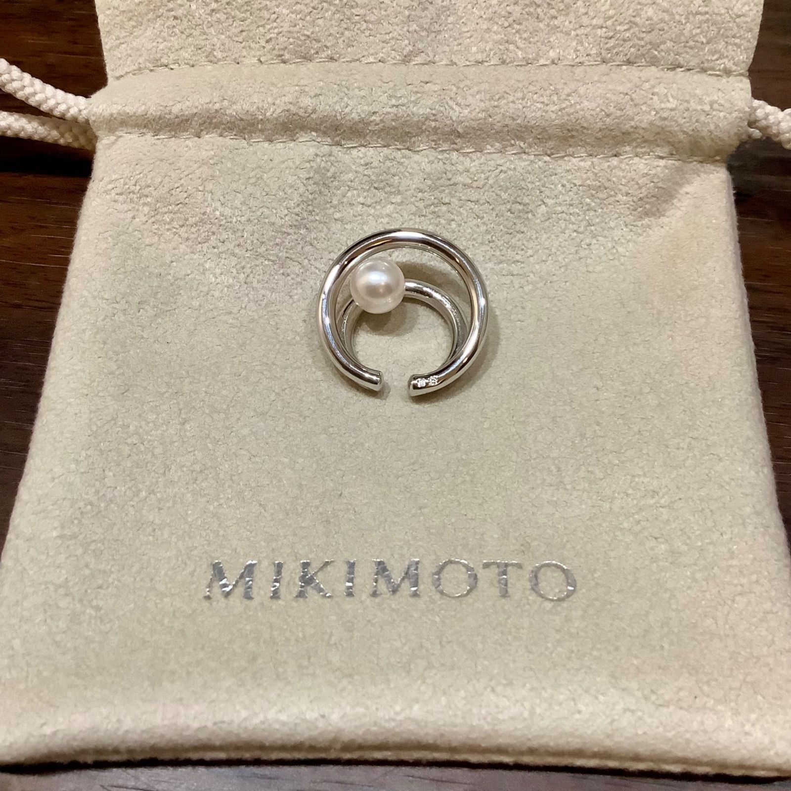 ミキモト MIKIMOTO 真珠 パール イヤーカフ イヤリング シルバー PE-1749S Aランク G79/T3 23,532円