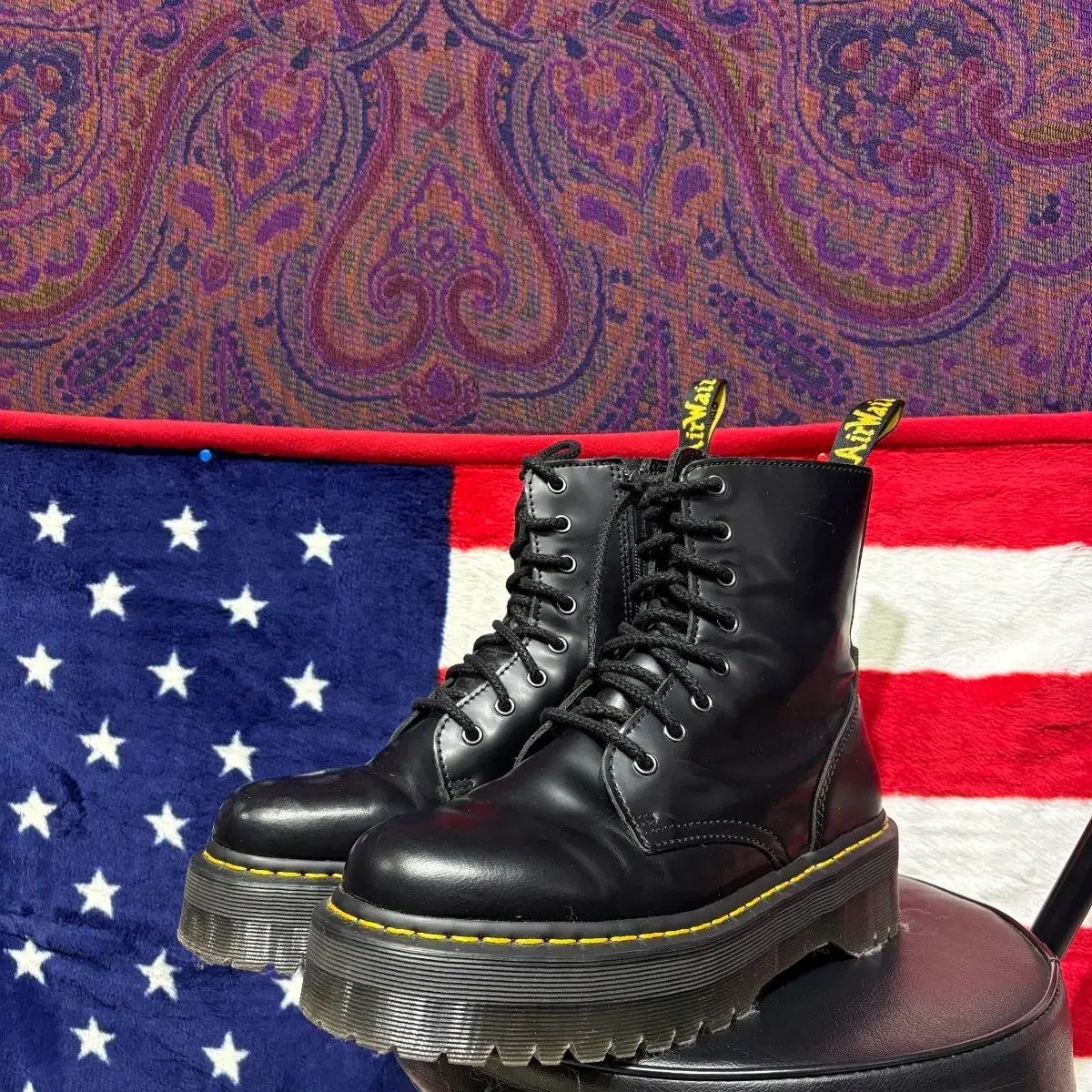 DR. MARTENS ドクターマーチン ジェイドン ジッパーレイ 부츠 11,935円