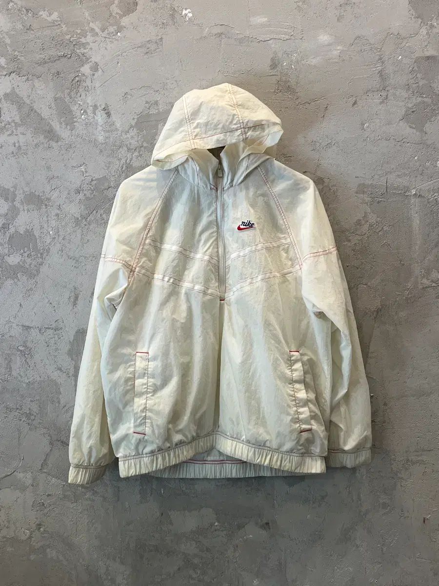 (L)NIKE アノラック ハーフジップアップ ウィンドブレーカー