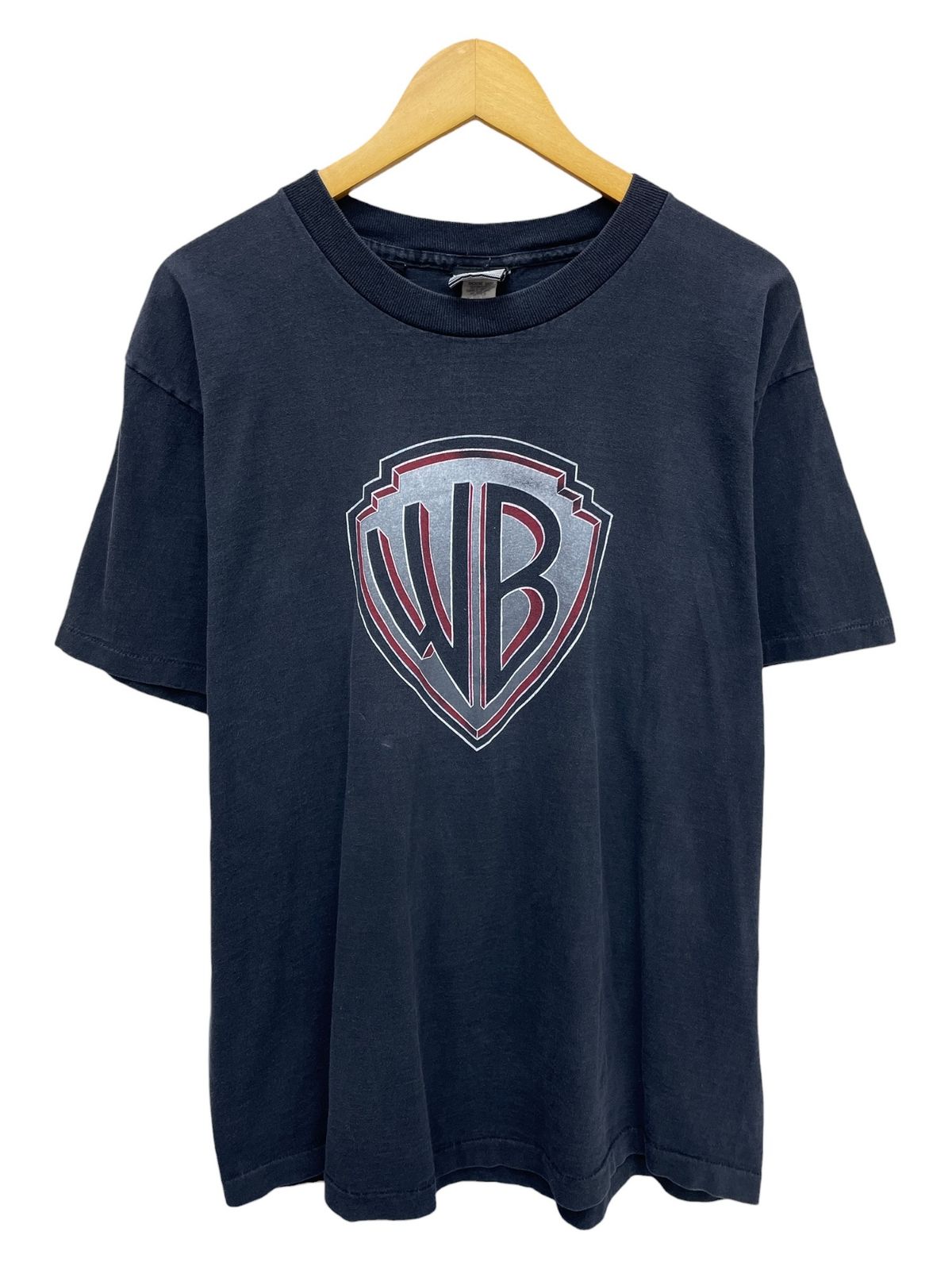 WARNER BROS (ワーナーブラザーズ) ロゴプリントTシャツ USA製 90S