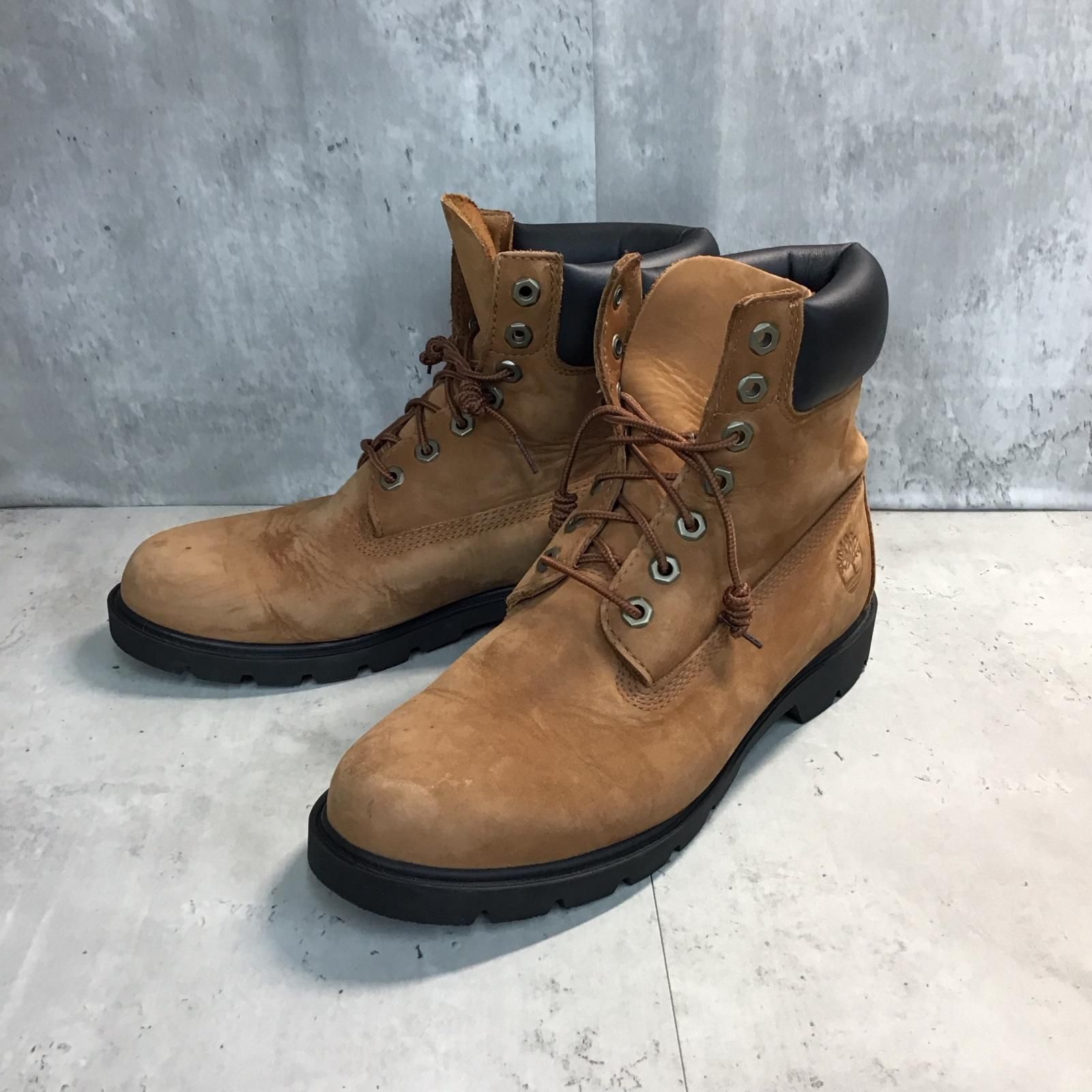 ▽ Timberland ティンバーランド クラシック 6インチ ウォータープルーフ ブーツ 26.5cm 茶 ◇■ メンズ