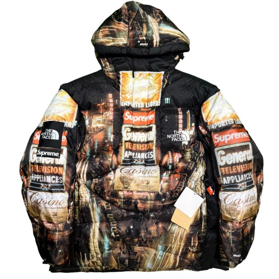 【新古品】サイズ【L】シュプリーム×ザノースフェイス Supreme×THE NORTH FACE 22AW／ 800-Fill Half Zip Hooded Pullover ／ 800フィルハーフジップフードプルオーバーダウン 8065000237261