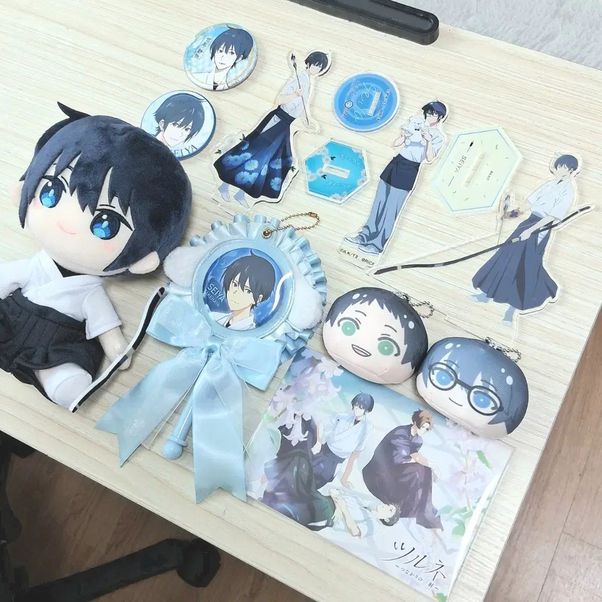 ツルネ セイヤ ぬい 缶バッジ アークス おまんじゅう はがき まとめ
