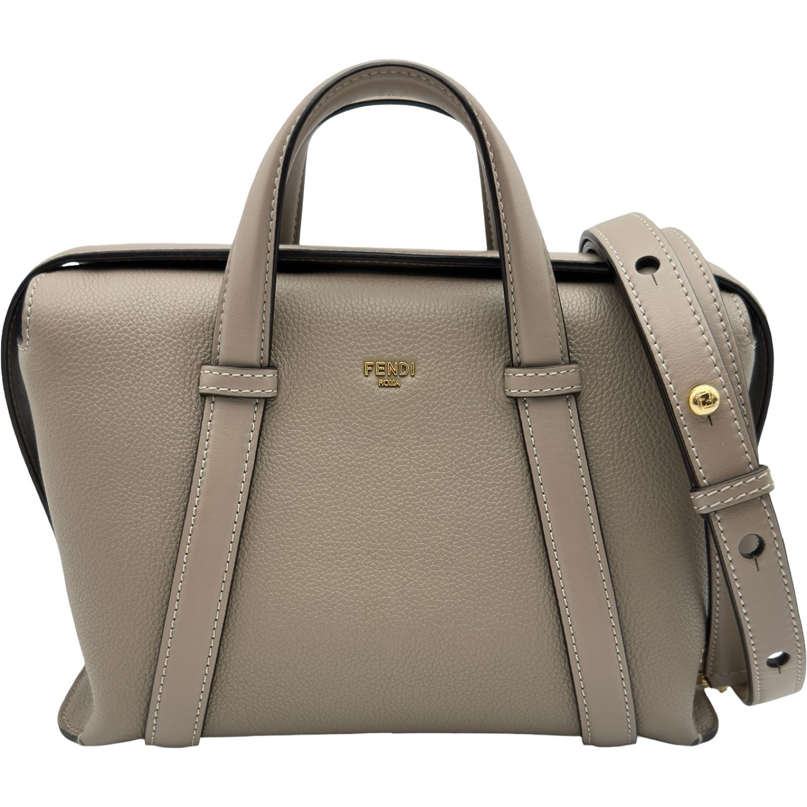 フェンディ FENDI ボストン365 8BL152 グレージュ レザー レディース ハンドバッグ