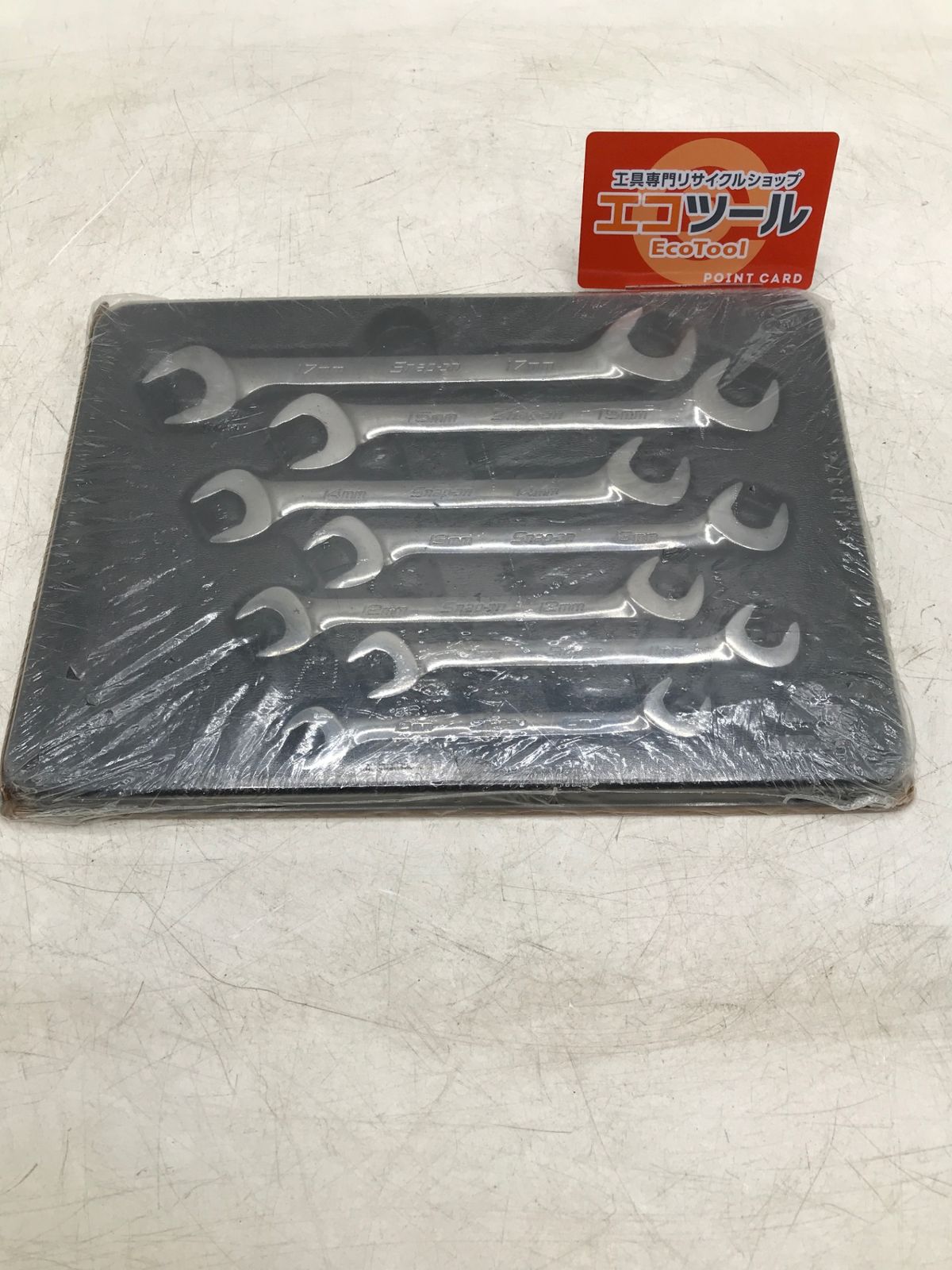 【未使用に近い】Snap-on/スナップオン SVSM807A 〇 アングルオープンエンドレンチセット [IT_40NBM][岡岩][M05]