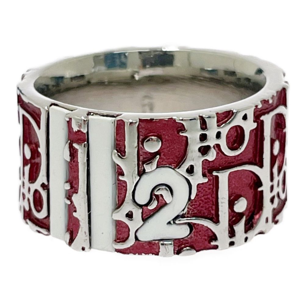 【中古】Dior ディオール メッキ トロッターリング レッド 607186 リング・指輪