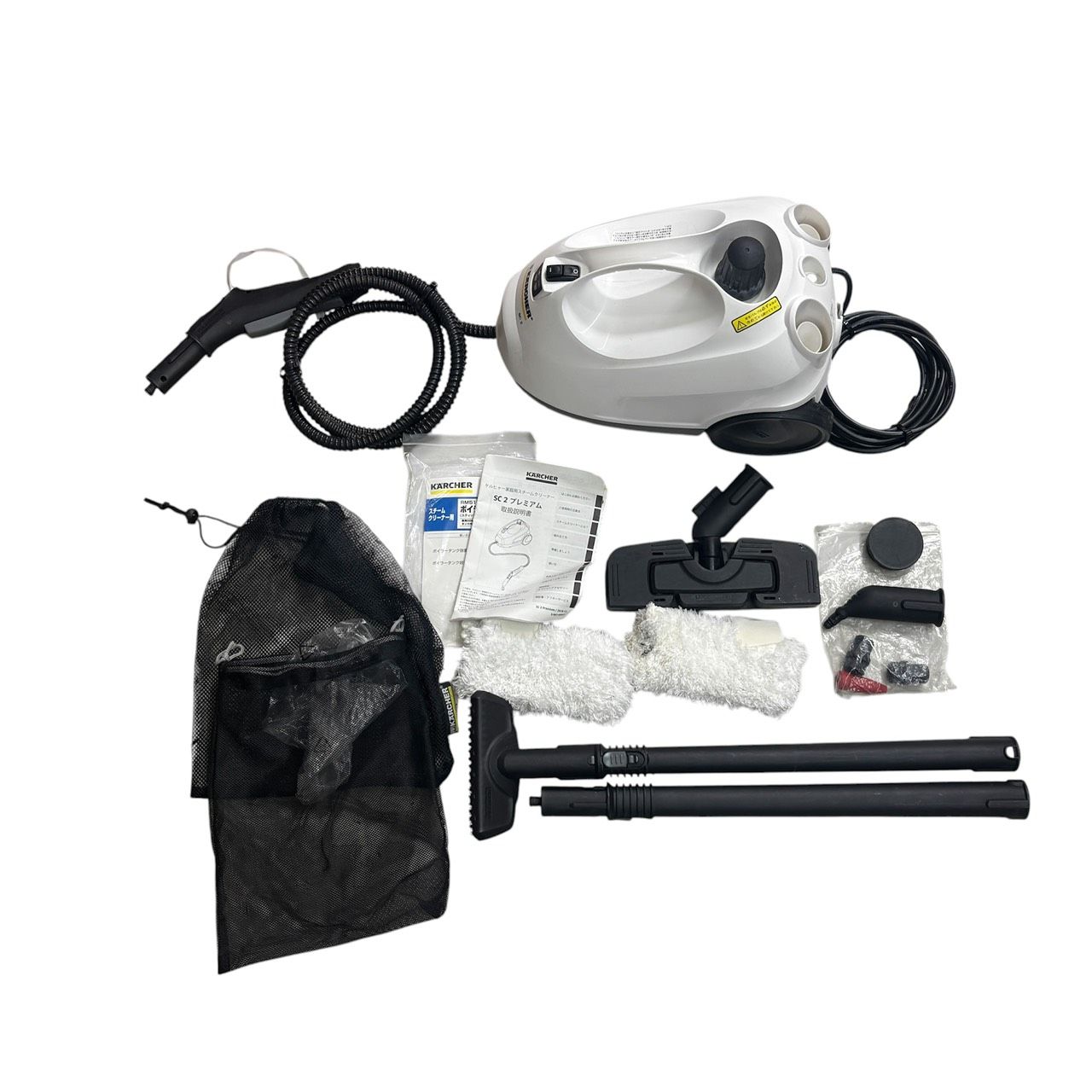 送料無料h15690 KARCHER ケルヒャー SC2 プレミアム 1.512-046.0 スチームクリーナー 付属品多数 家庭用 掃除 清掃 1500W 100V