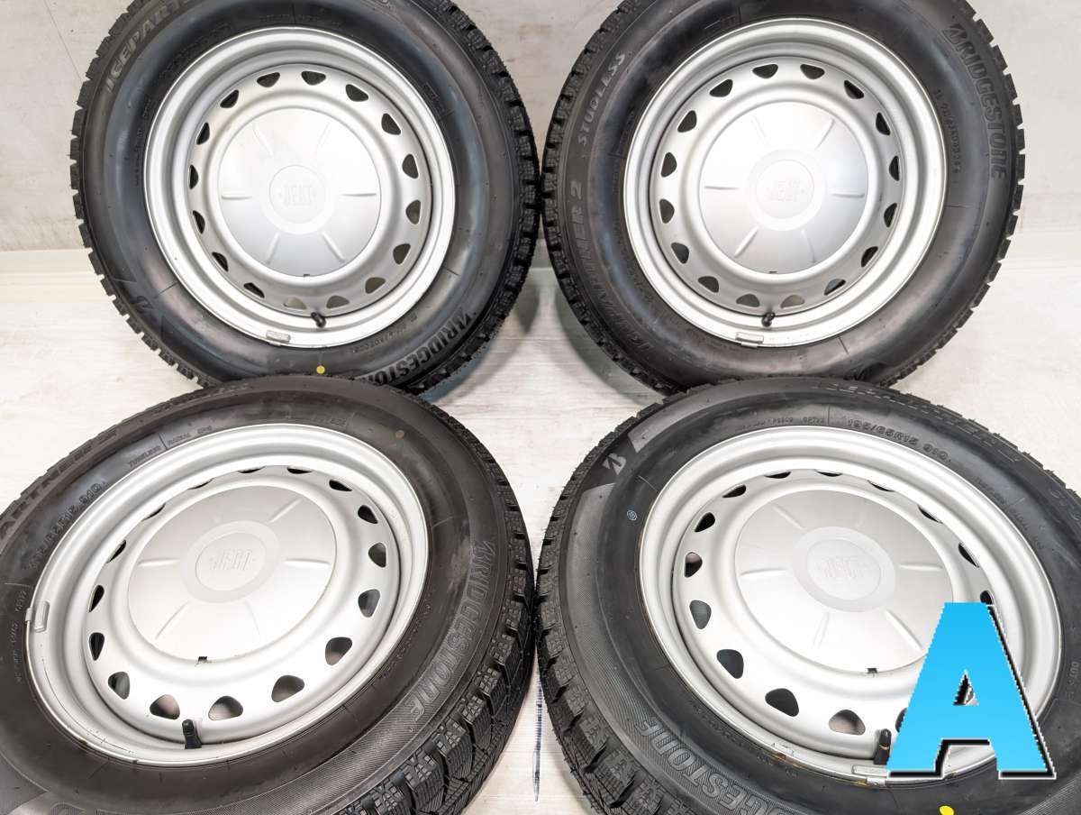 195/65R15 ブリヂストン アイスパートナー2 ブリヂストン JECT AP 15x6.0 100/114.3-5穴 中古タイヤ スタッドレスタイヤ ホイールセット 4本セット w15260614016