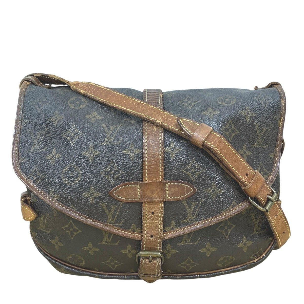 ルイ・ヴィトン LOUIS VUITTON ソミュール30 モノグラム ショルダーバッグ モノグラムキャンバス M42256 ユニセックス