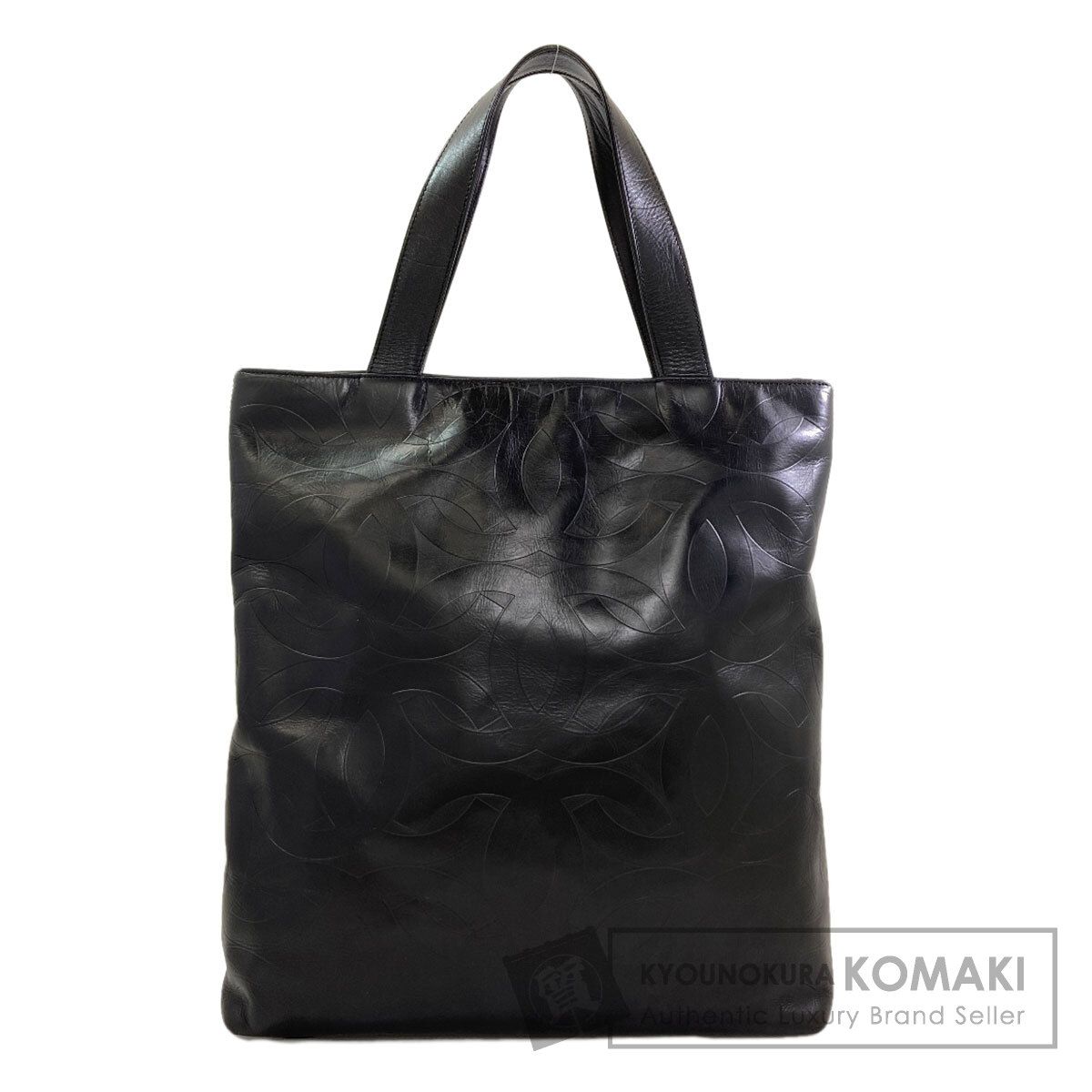 CHANEL シャネル ココマーク ゴールド金具 トートバッグ カーフ レディース [中古]
