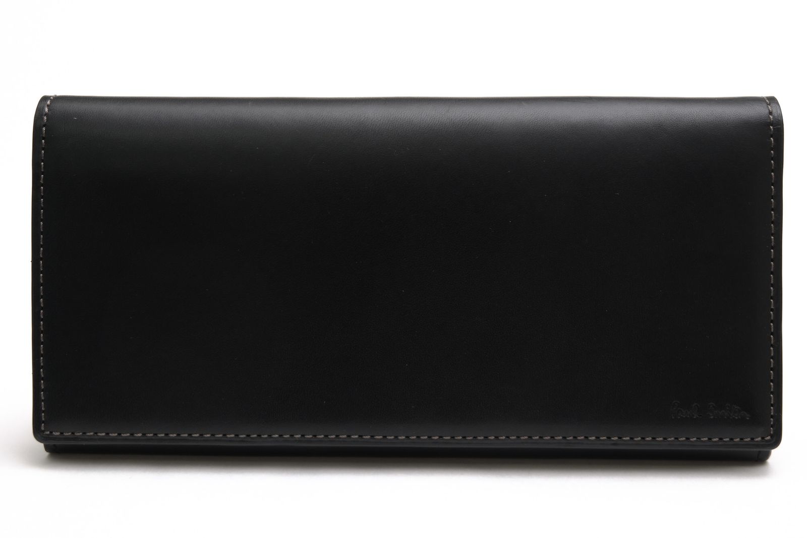 ポールスミス／Paul Smith 長財布 財布 ウォレット メンズ 男性 男性用 レザー 革 本革 ブラック 黒 PSC486 オールドレザー2 マルチストライプ 小銭入れあり 二つ折り 16,272円