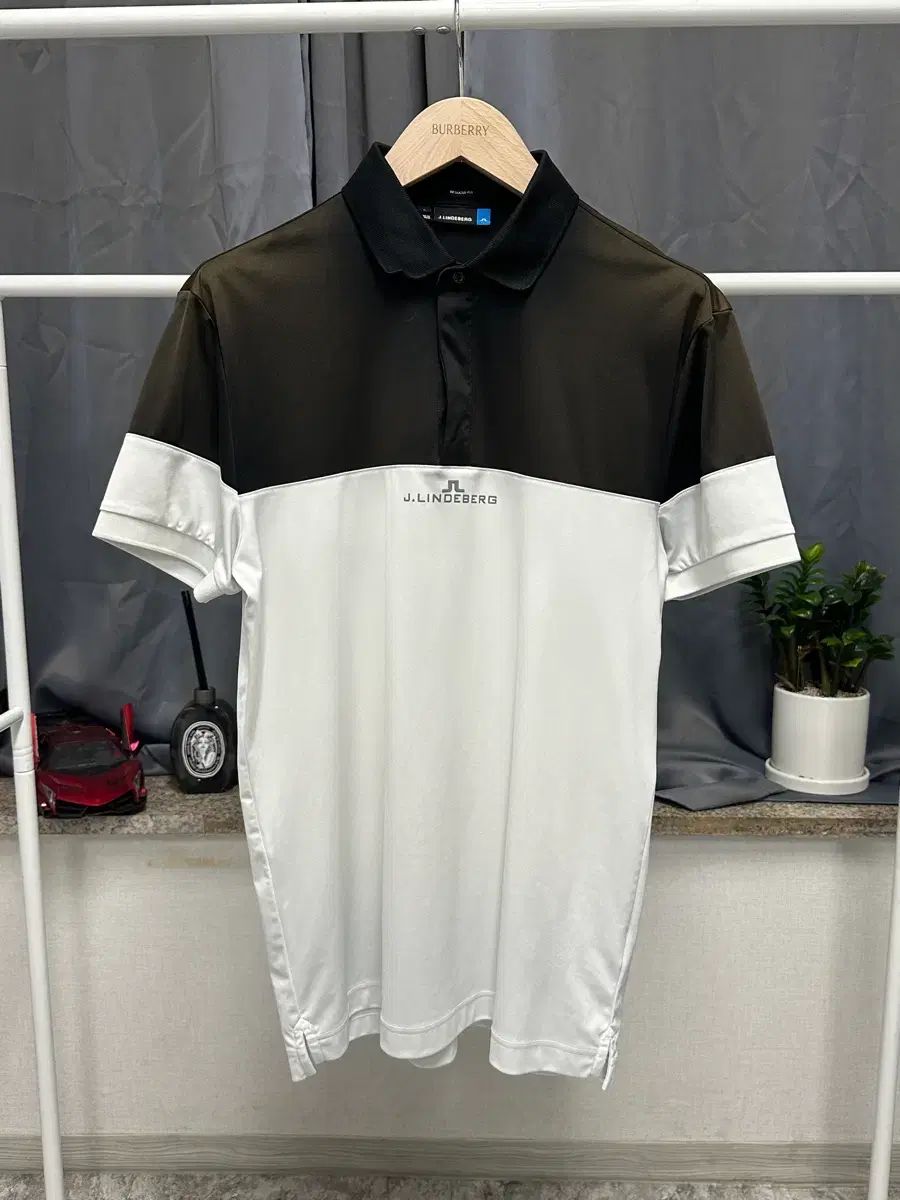 J.LINDEBERG (J.リンドバーグ) 正規品 / メンズ95 / バイカラー ゴルフ カラーTシャツ