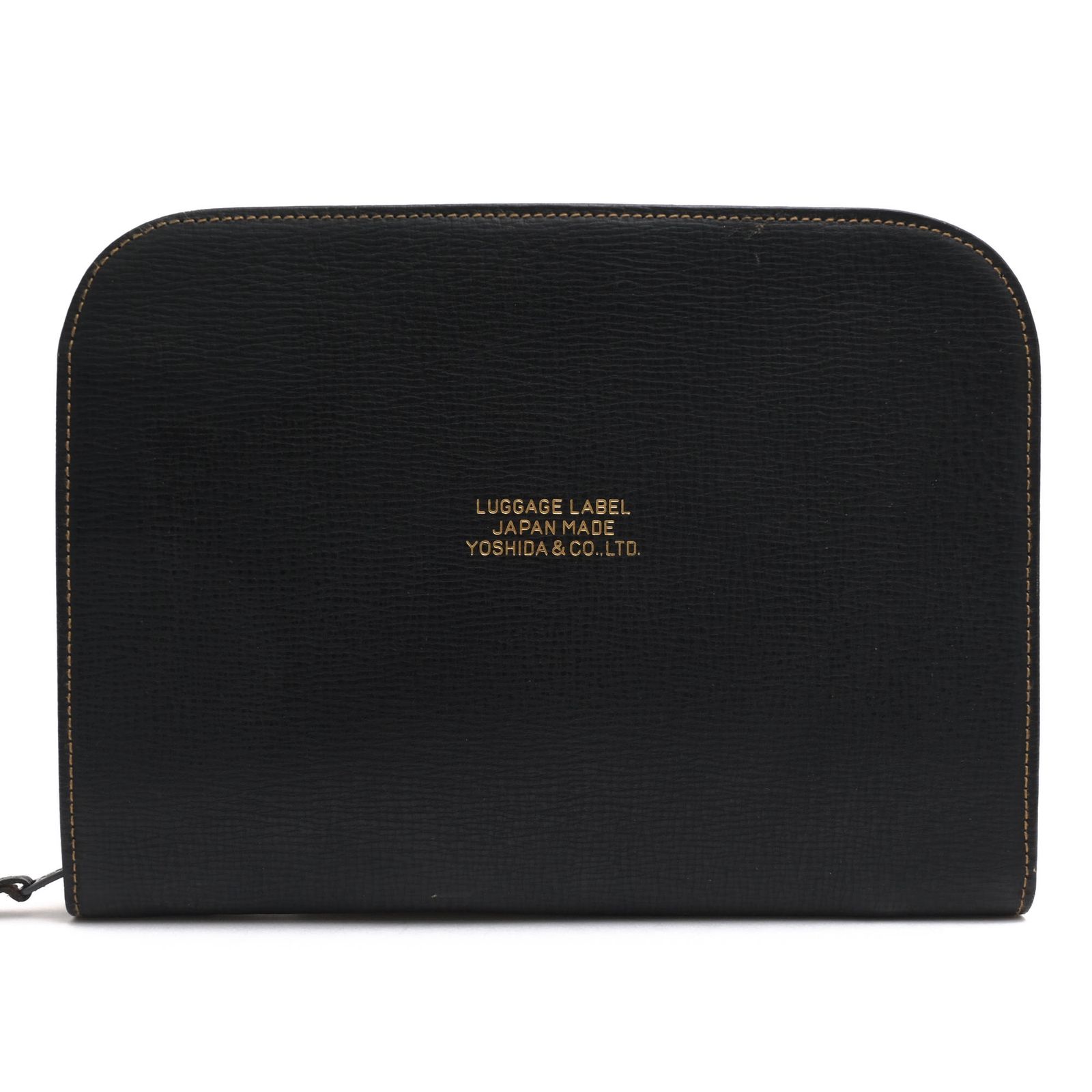 ラゲッジレーベル 吉田カバン／LUGGAGE LABEL バッグ セカンドバッグ クラッチバッグ 鞄 メンズ 男性 男性用 レザー 革 本革 904-03802 OFFICER ZIP PAD COVER オフィサー ドキュメントケース ラウンドジップ ラウ