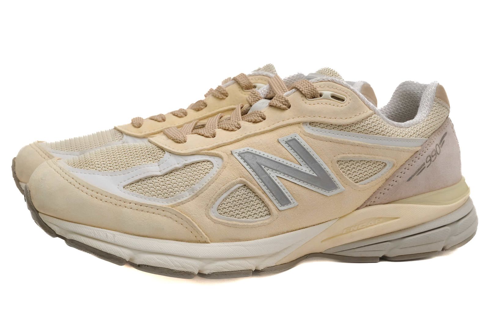 ニューバランス／NEW BALANCE シューズ スニーカー 靴 ローカット メンズ 男性 男性用 スエード スウェード レザー 革 本革 ベージュ U990TE4