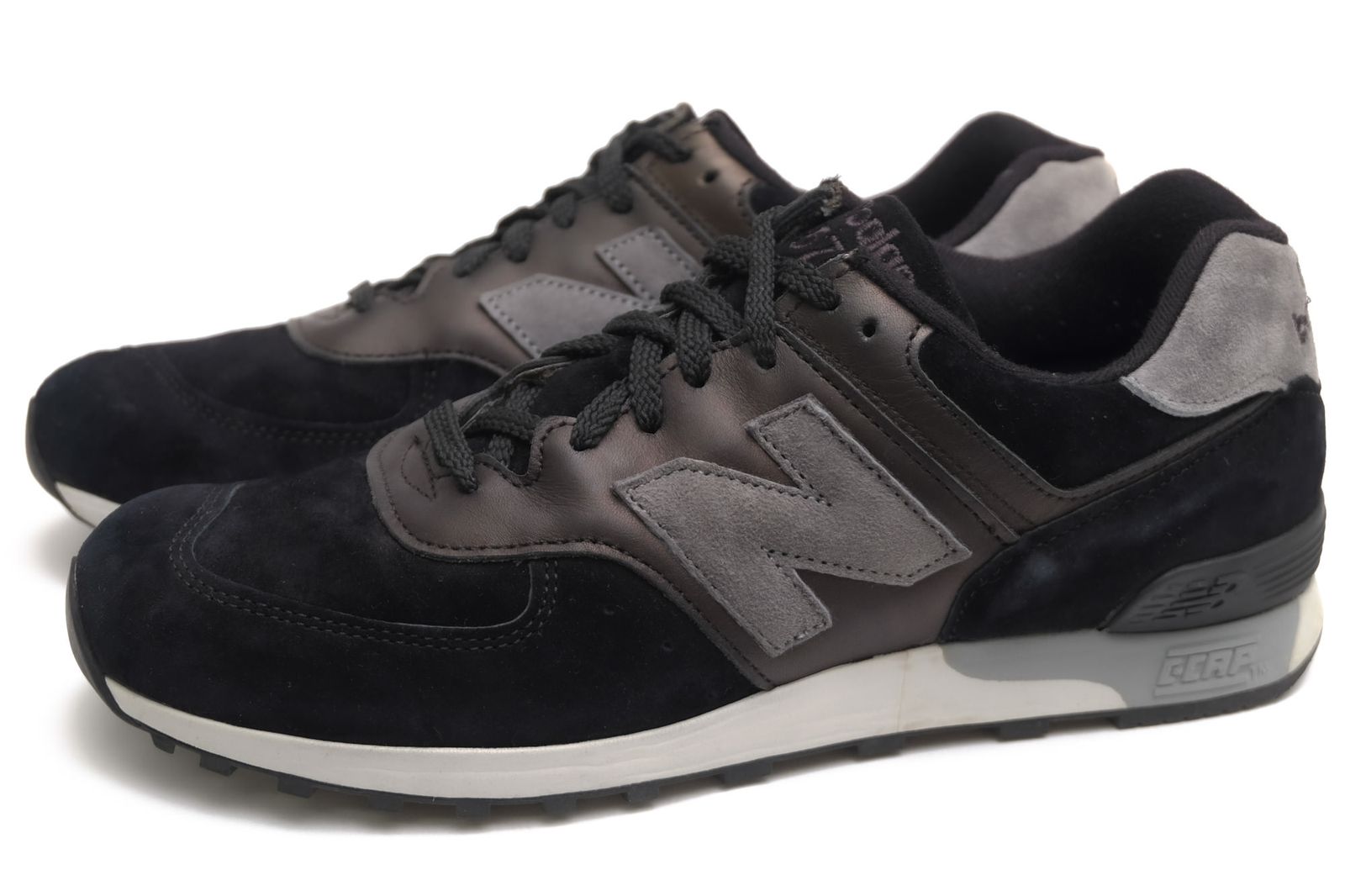 ニューバランス／NEW BALANCE シューズ スニーカー 靴 ローカット メンズ 男性 男性用 スエード スウェード レザー 革 本革 ブラック 黒 M576PLK TOUGH LUXE 定番
