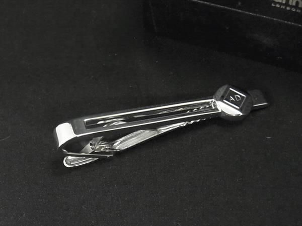 ■極美品■ dunhill ダンヒル SV925 ネクタイピン タイクリップ アクセサリー ビジネス 紳士 メンズ シルバー系 FZ3745