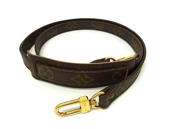 LOUIS VUITTON ルイヴィトン モノグラム バッグ用 ショルダーストラップ ショルダーベルト ブラウン系 GB5597