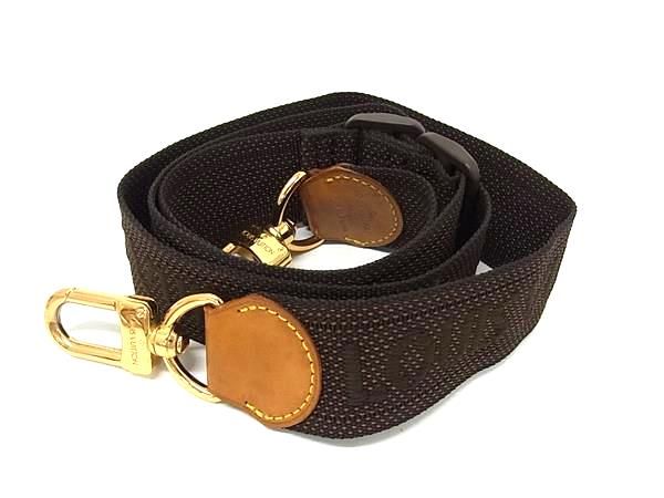 LOUIS VUITTON ルイヴィトン バッグ用 ショルダーストラップ ショルダーベルト 斜め掛け 肩掛け ダークブラウン系 FY3684 13,512円