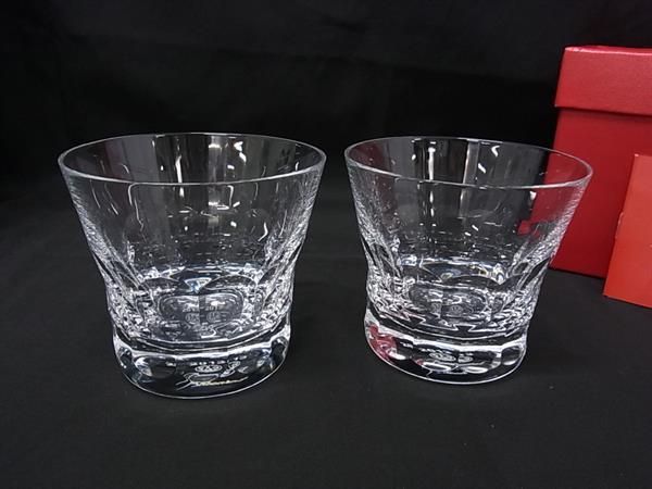 ■新品同様■ Baccarat バカラ ビバ 2013 クリスタルガラス グラス コップ 食器 2客セット テーブルウェア クリア FZ5828