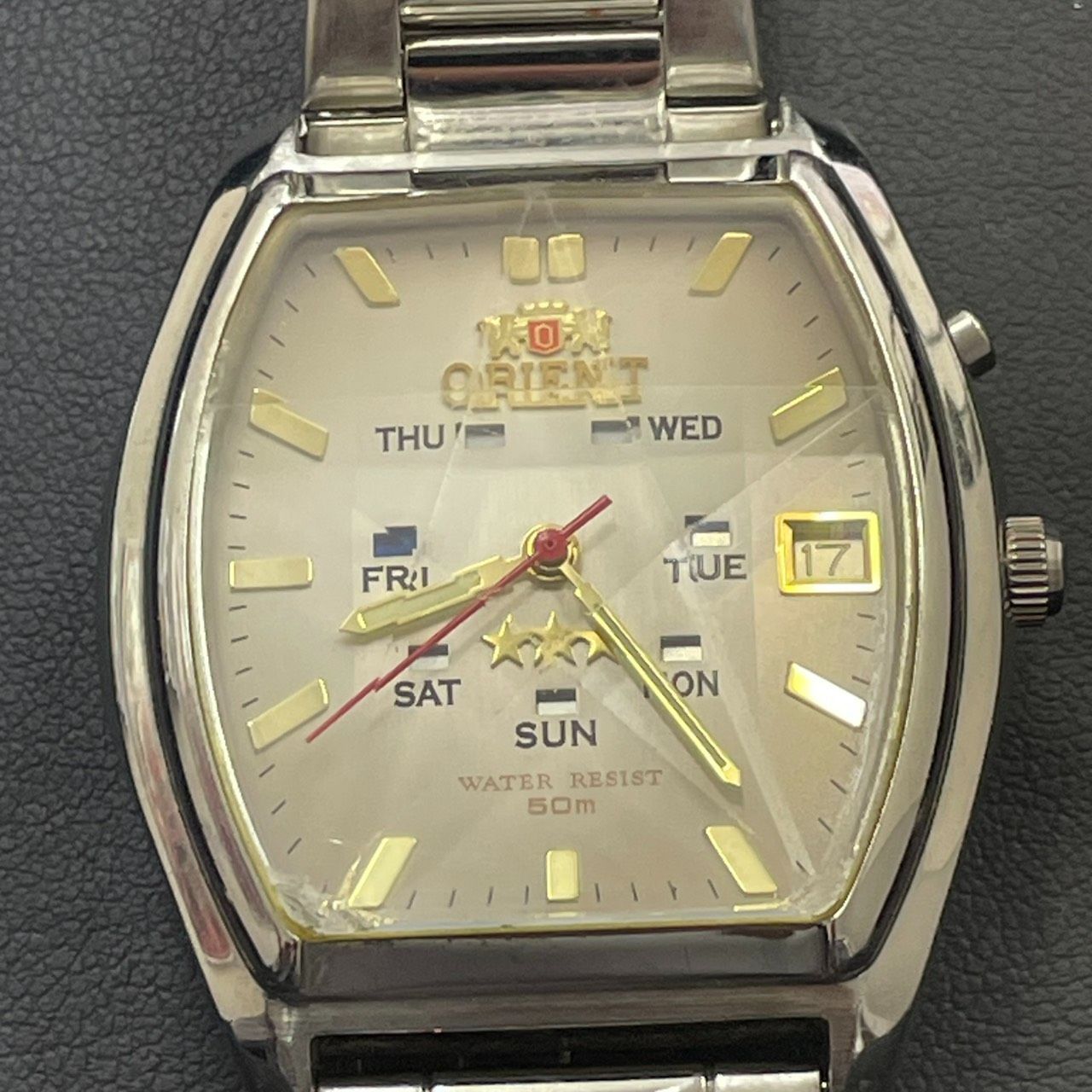 K】オリエント ORIENT EMAV-C1 自動巻き時計 カットガラス - メルカリ