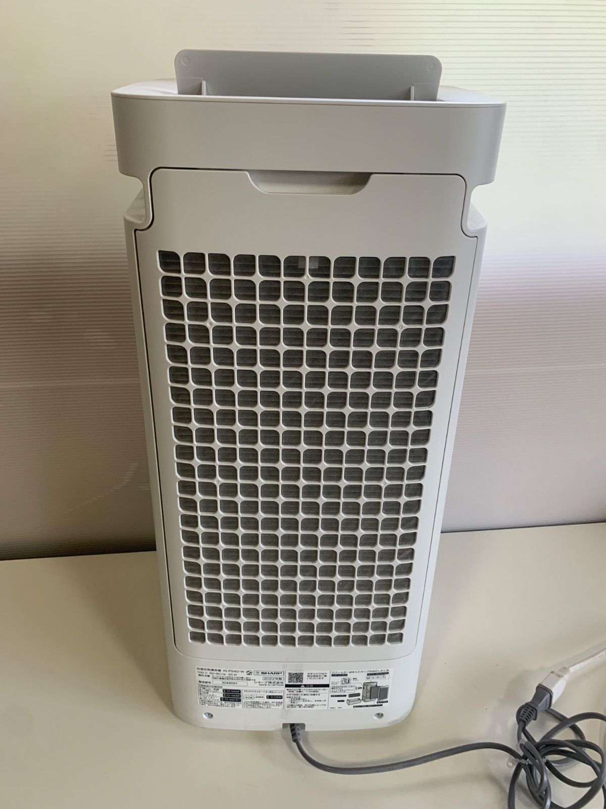 2022年製】シャープ 加湿空気清浄機 KI-PS40-W プラズマクラスター