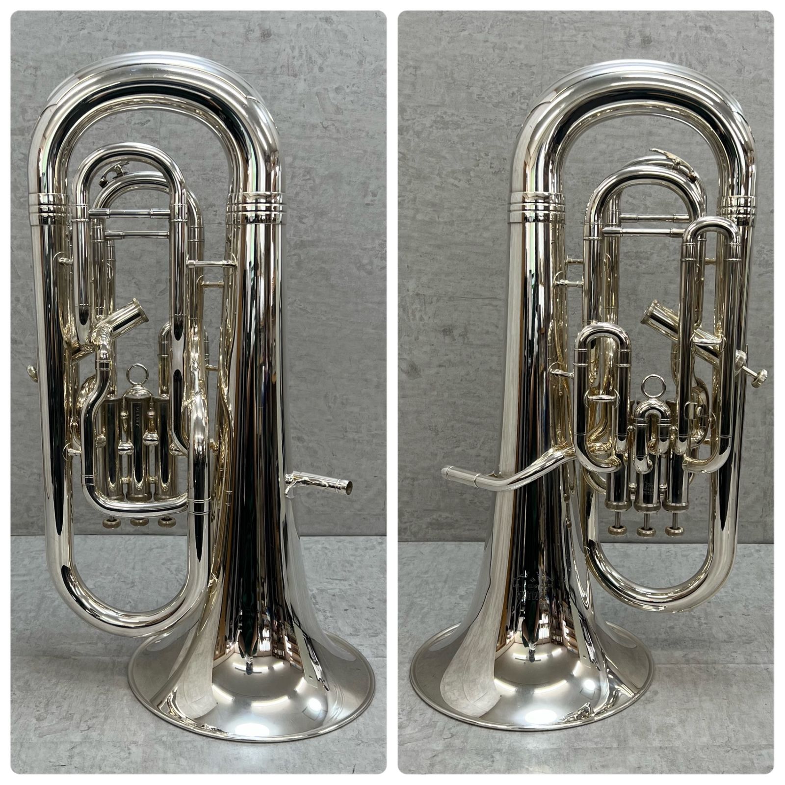 状態良好 ヤマハ ユーフォニアム YEP-621S 銀メッキ シルバー 管楽器