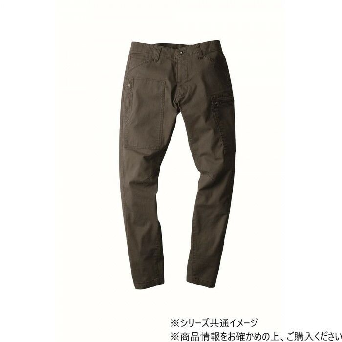綿97%の肌当たりと伸縮性を両立した一本 ジーベック XEBEC 2299 現場服ストレッチジョガーパンツ アーミーグリーン M フルハーネス対応・綿97%