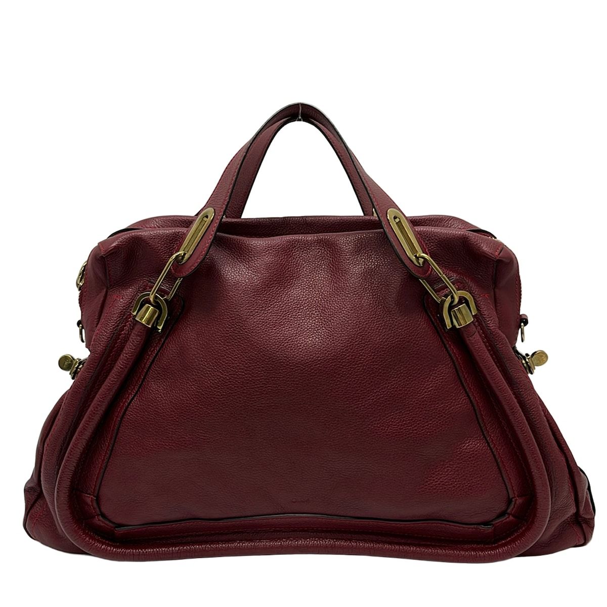 Chloe(クロエ) ハンドバッグ パラティ ボルドー レザー