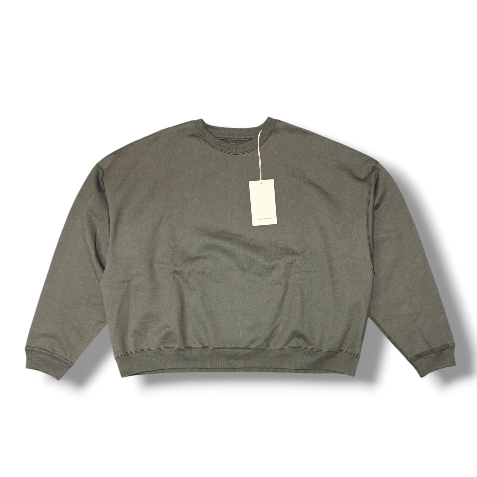 未使用 markaware 25AW Organic Cotton Heavy Fleece Huge Short Sweat スウェット マーカウェア A25D03CS01C チャコール 2 （20298M）