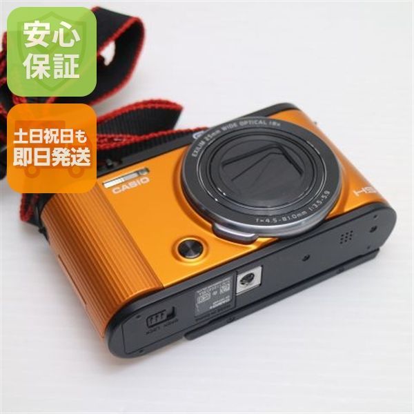 新品同様 EX-ZR1600 オレンジ 即日発送 コンデジ CASIO EXILM 本体