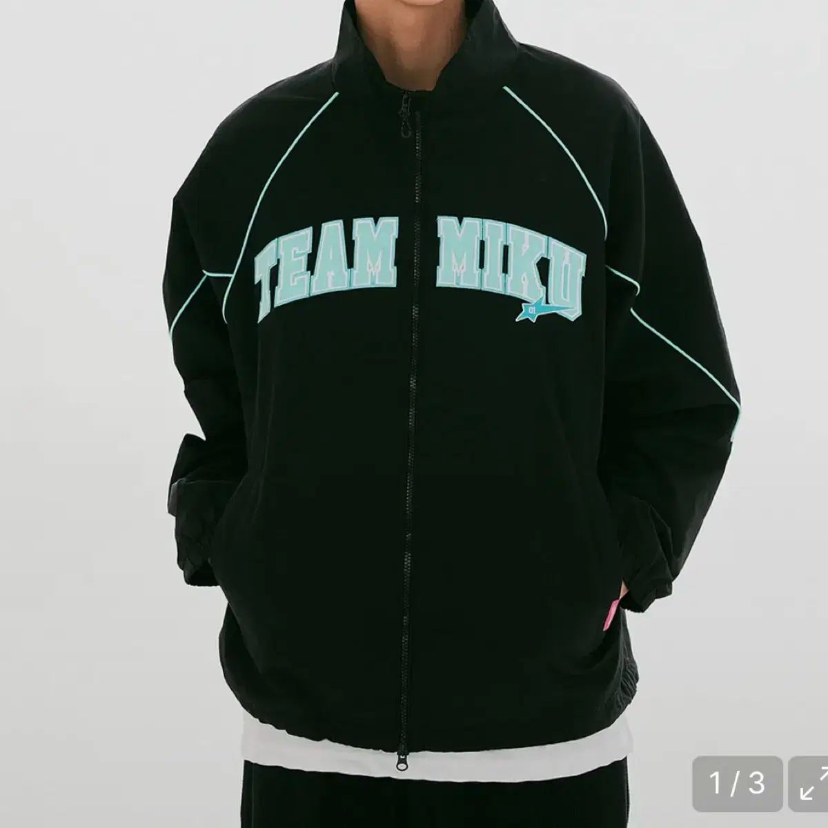 未開封) SPAO x 初音 ミク ウィンドブレーカー ブラック XL