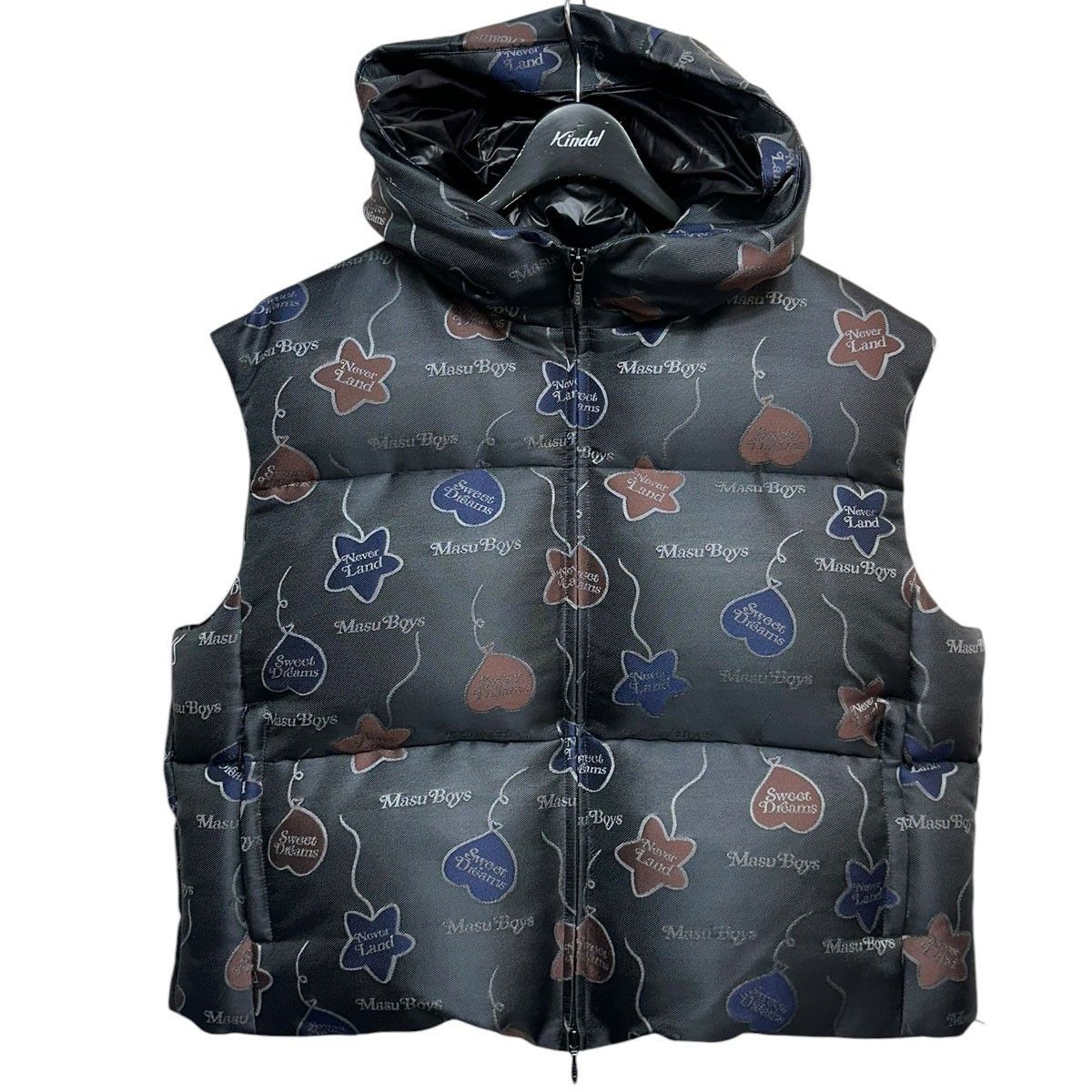 MASU FALLING BALLOON DOWN VEST GRAPHIC BY VERDY ダブルネームグラフィックプリントダウンベスト MPFW-V0124 8071000182036 19,111円