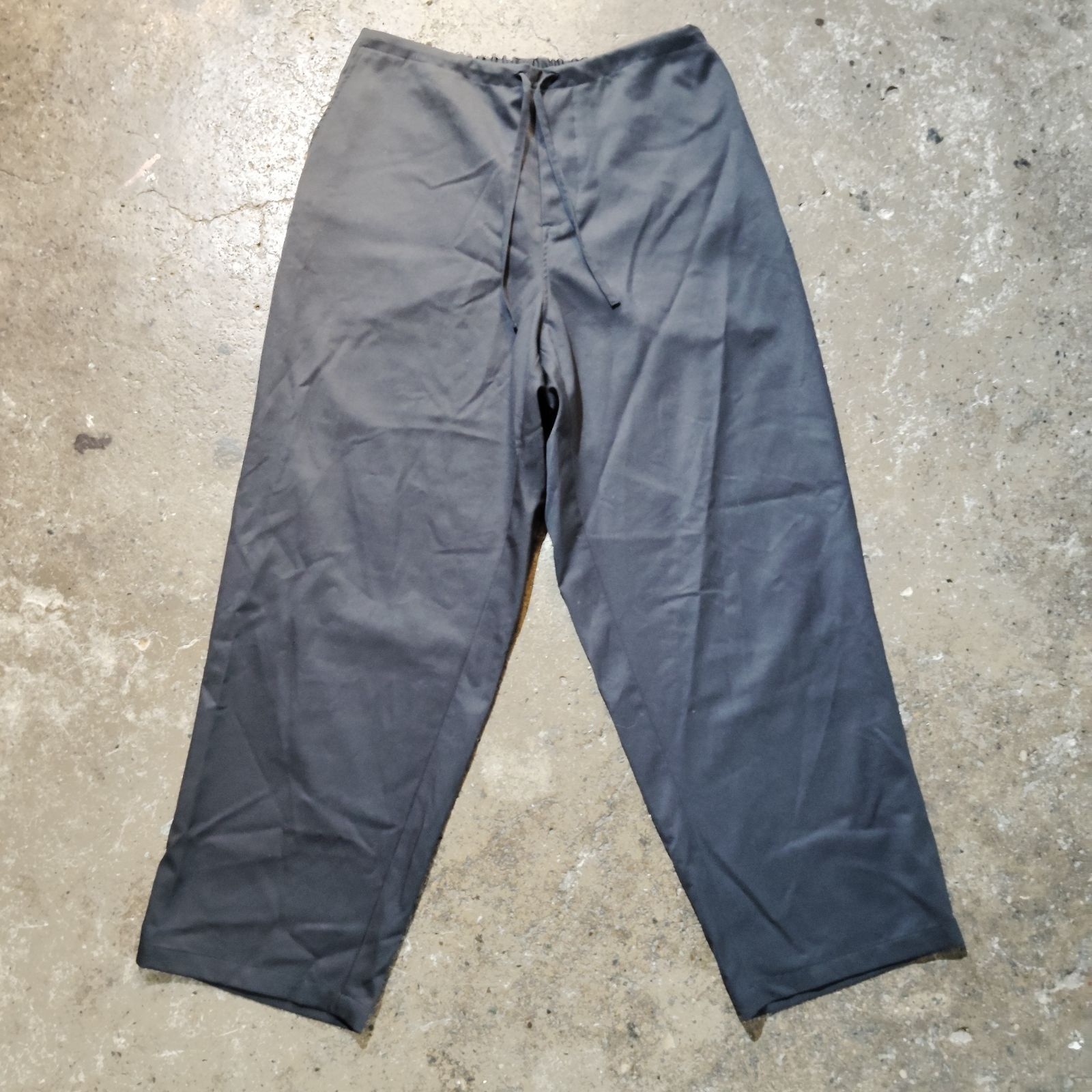 awasa 26SS Wool Gabardine Over Pants ウールギャバ イージーパンツ 濃紺 3 アワサ aws3-06001 27,975円
