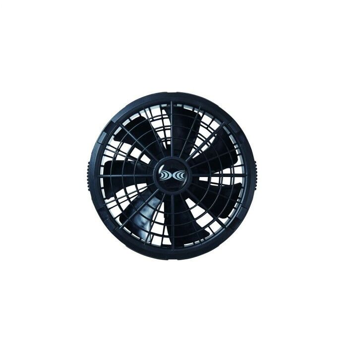 空調服18V専用のワンタッチ着脱ファン2個組 ジーベック(XEBEC) FA23112 18Vワンタッチファン2コ ブラック 888