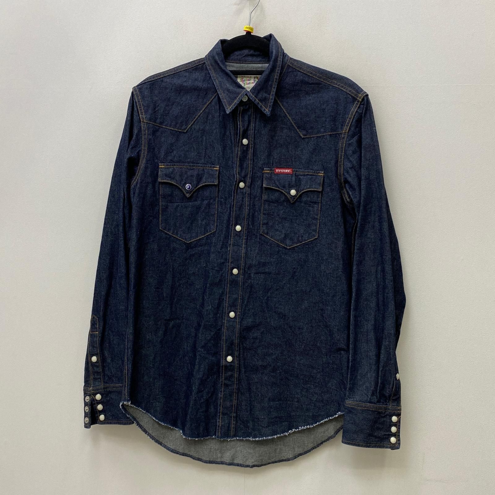 【加古川店】 中古 HYSTERIC GLAMOUR | ヒステリックグラマー 長袖シャツ 刺繍 ウエスタンデニムシャツ 02203AH09 インディゴ 【104】 14,058円