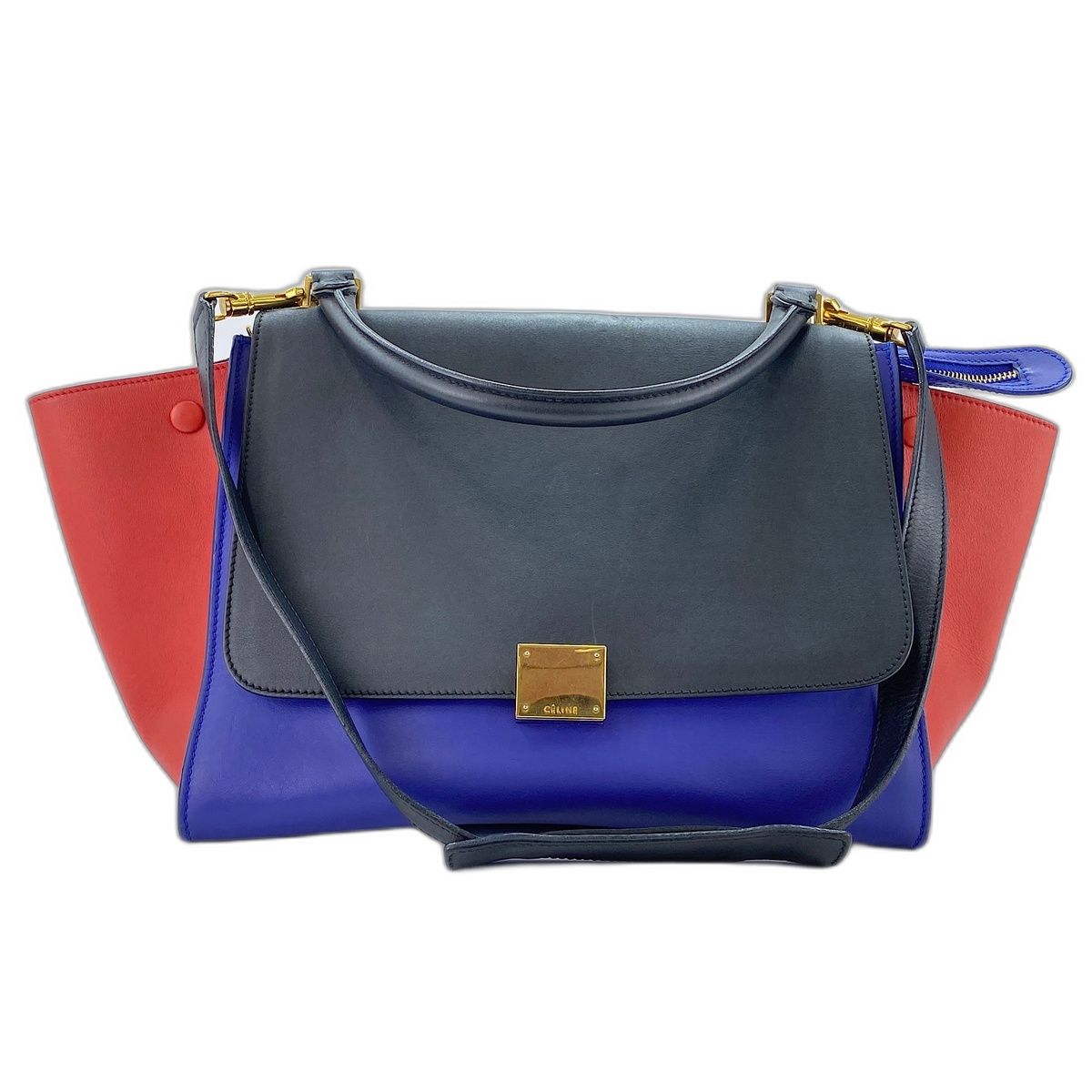 CELINE セリーヌ ハンドバッグ トラぺーズ【中古】