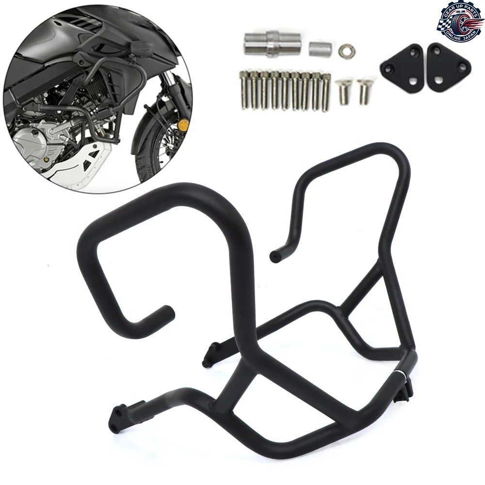 DL650 V-STORM V STORM XT660 2011-2024 オートバイ エンジンガード ハイクラッシュバー バンパー スタント ケージ プロテクター カスタム