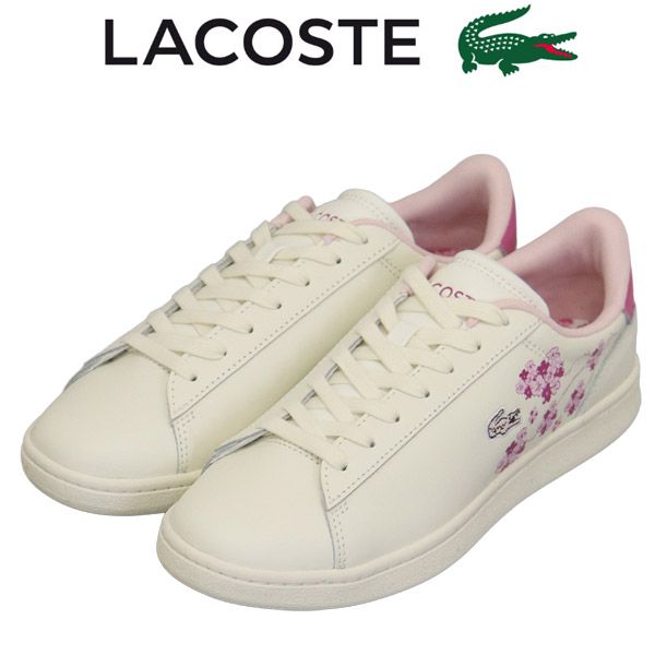 LACOSTE (ラコステ) WMS 51SFA0139 CARNABY SET 1262 APAC SFA レディース レザースニーカー UH1OFF WHTxLT PNK LC417 UK5-約24.0cm 12,282円