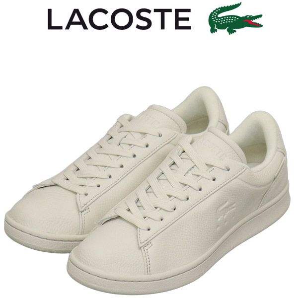 LACOSTE (ラコステ) WMS 52SFA0041 CARNABY SHIELD 226 1 SFA　レディース レザースニーカー 18C OFF WHTxOFF WHT LC424 UK5-約24.0cm