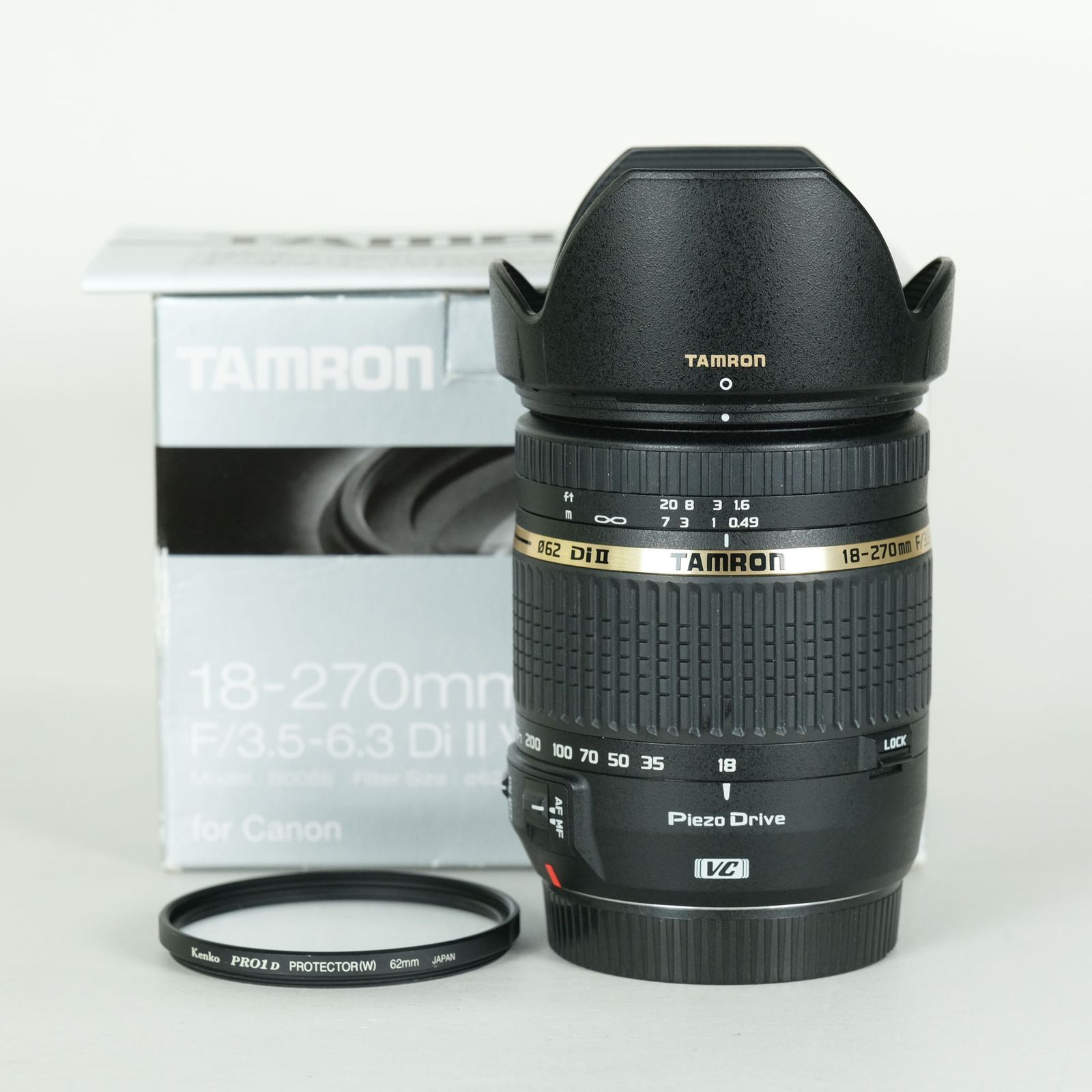 [美品 | フィルター付] TAMRON 18-270mm F3.5-6.3 DiII VC PZD/Model B008E（キヤノンEF用） | その他